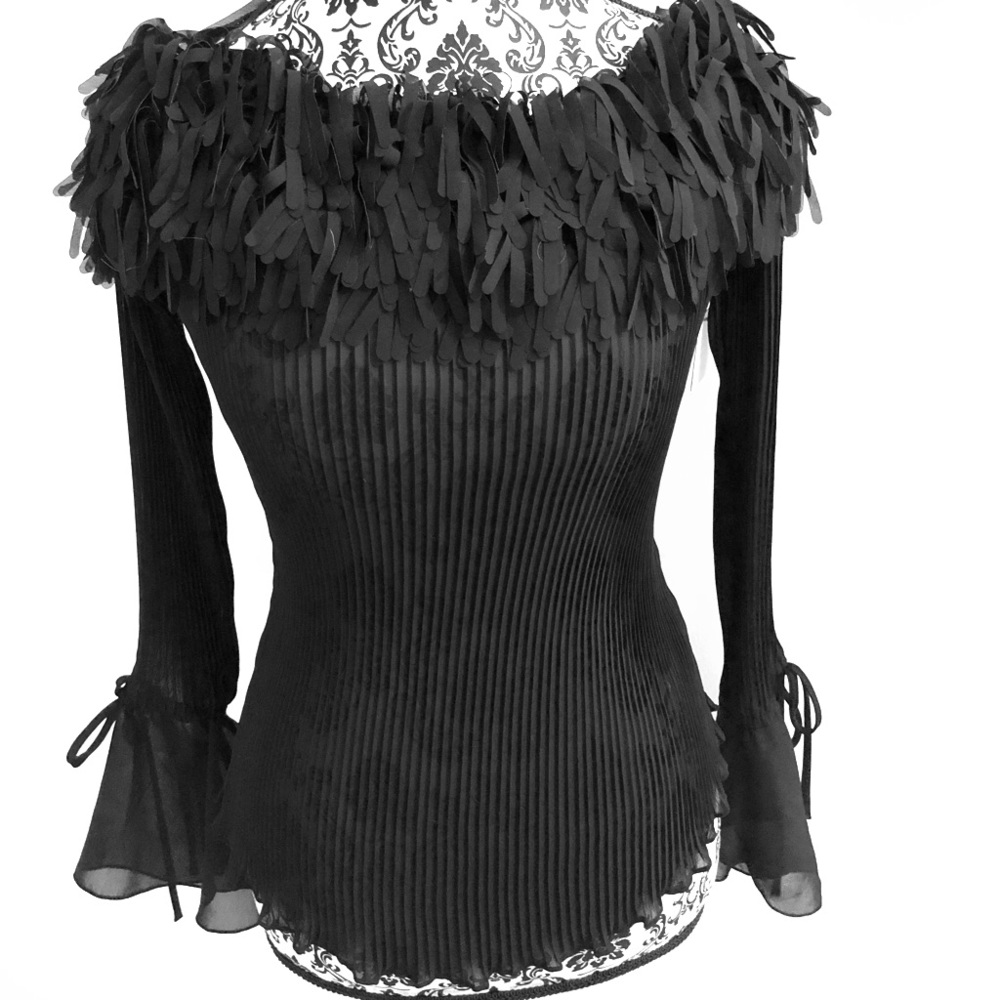 Boa Neckline Off Shoulder Top